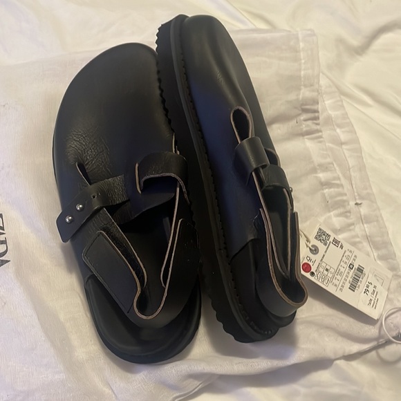 Zara leather clogs - Picture 2 of 5